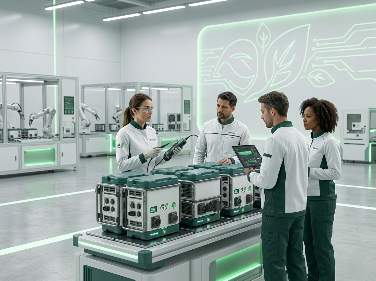 Million Power lithium battery factory infrastructure